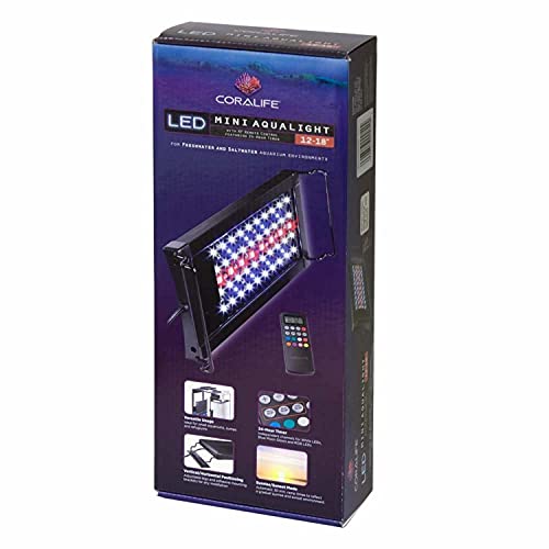 Coralife Aqualight Mini Aquarium LED Light Fixture 18 IN