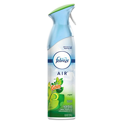 Febreze Air Freshener and Odor Eliminator Spray, Gain Original Scent, 8.8 Oz (Pack of 6)