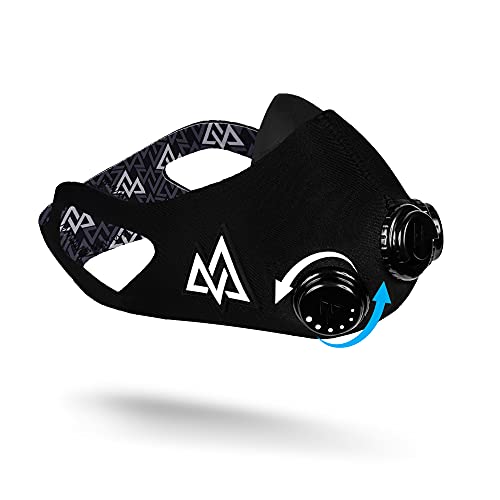TRAININGMASK - 2.0 Multi Patened with Clincal Studies - Elevation Training Mask, High Altitude Workout Endurance Mask, Running Mask, Breathing Mask (Medium, Turn Flow)