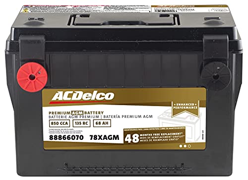 ACDelco Gold 78XAGM 48 Month Warranty Premium AGM BCI Group 78 Battery