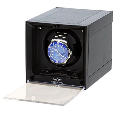 Accuratic Cubic Watch Winder with 14 Different TPD Settings