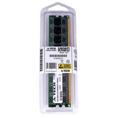 1GB Stick for Gateway FX Desktop FX540B FX540S FX540XG FX7020 FX7024 FX7026 FX7029E FX8010m FX8020 FX8030 FX8040 FX400S FX4710. DIMM DDR2 Non-ECC PC2-5300 667MHz RAM Memory. Genuine A-Tech Brand.