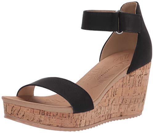 CL by Chinese Laundry Women's Kaya Wedge Sandal, Black, 8.5