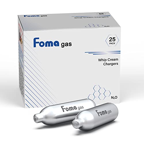 FOMAGAS Whipped Cream Chargers, 100 Packs