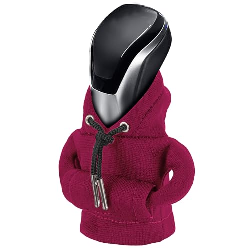 Gear Shift Hoodie, Gear Shift Cover, Universal Car Shift Knob Hoodie, Mini Hoodie for Car Shifter, Automotive Interior Cute Gadgets, Christmas Car Accessories and Decorations