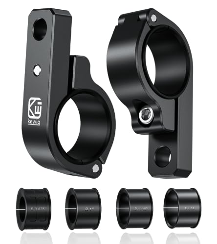 VAZESWIN 2 PCS Light Bar Mounts, Aluminium Alloy Roll Bar Clamp, Sturdy Motorcycle ATV UTV Truck LED Light Bar Mounting Bracket Fit on 0.875'/1'/1.125'/1.26'/1.375' Handlebar Roll Cage Roof Rack