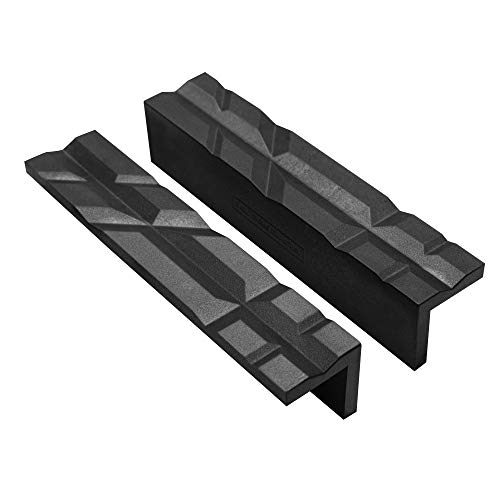 JCL Vise Jaws - Nylon, Multipurpose 6' - Use on any Metal Vise, Magnetic Reversible Pads, Clamp Flat or Round Products