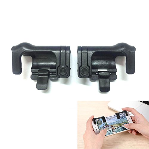 XBERSTAR 1 pair Mobile Game Fire Button Aim Key Joystick Smart phone Tablet Gaming Trigger L1R1 Shooter Controller PUBG