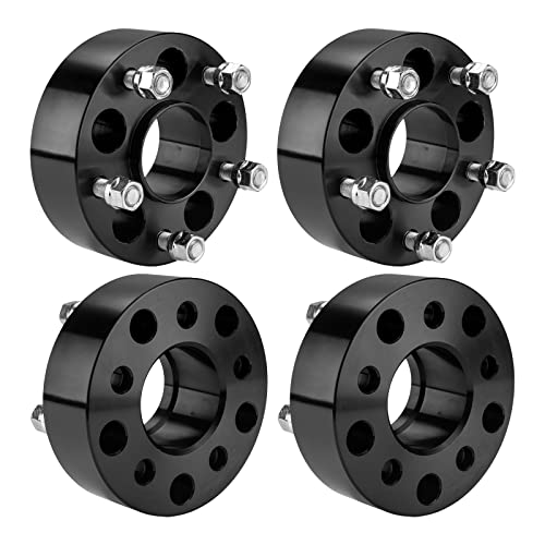 PHILTOP 5x4.5 to 5x5 Wheel Spacers, 2' Wheel Adapters Fit for Liberty, Wrangler, Cherokee, 1/2' x20 Studs 71.5MM Hub Bore (4PCS) - Change Bolts Pattern