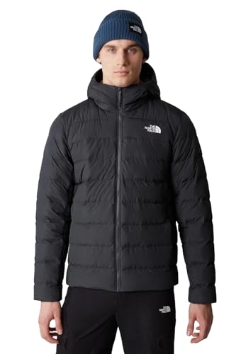 THE NORTH FACE Men's Aconcagua Insulated Hooded Jacket (Standard and Big Size), Asphalt Grey, Large