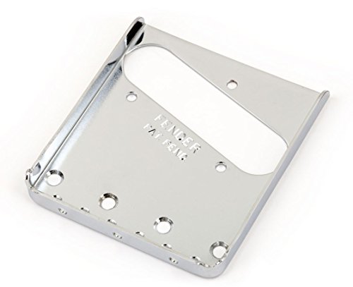 Fender American Vintage 3-Saddle Telecaster Bridge Plate, Chrome