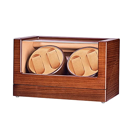 JQUEEN Automatic Quad Watch Winder with Quiet Mabuchi Motors