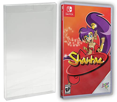 MALKO Video Game Protector Compatible with: Nintendo Switch Game Case | Clear Plastic Sleeve | 10 PACK