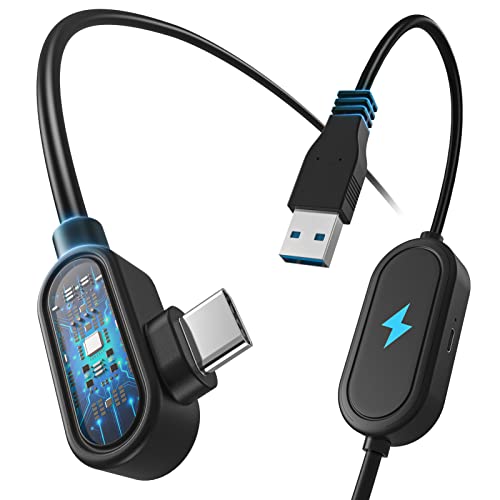 Okaycat Link Cable 16FT Compatible with Oculus/Meta Quest 2/PICO 4 Accessories, VR Headset Cable for Quest Pro and PC/Steam VR, USB-C to USB-A 3.0 Cable High-Speed Data Transfer and Charging