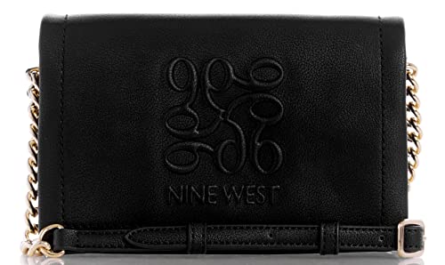 Nine West Emmaline Mini Crossbody Flap, Black