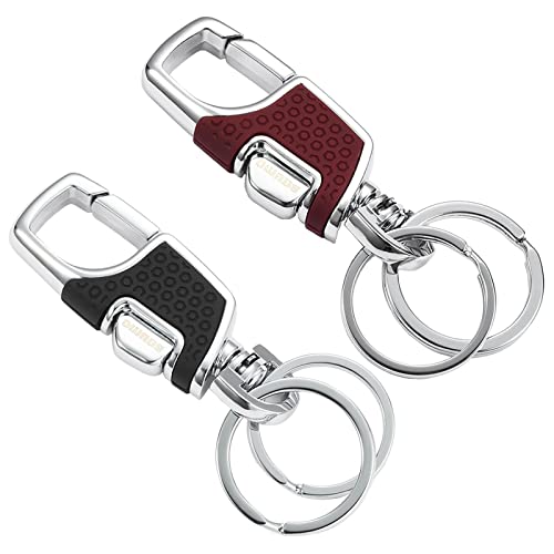 LanMa Key Chain Stainless Heavy Duty Car Keychain Elegance Key Holder for Men