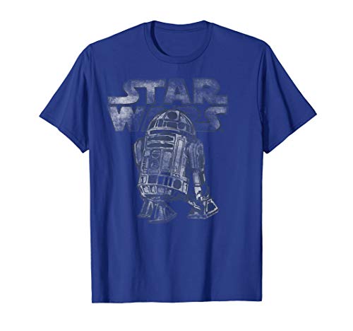Star Wars R2-D2 Vintage Distressed C2 Disney+ T-Shirt