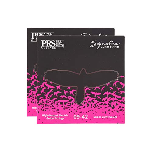 PRS Signature Electric Guitar Strings Ultra Light 9-42 2 Pack Bundle