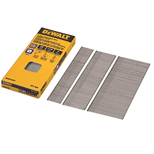 DeWalt DWBN18PP 18 Gauge Brad Nail Project Pack, Sizes 3/4', 1-1/4', and 2'