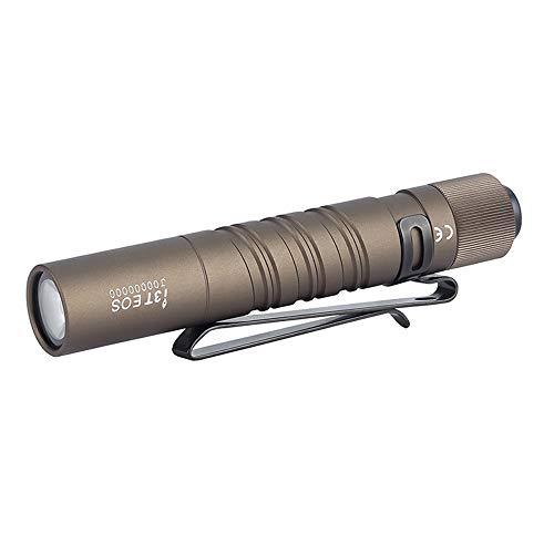 OLIGHT I3T EOS 180 Lumens Dual-Output Slim EDC Flashlight for Camping and Hiking, Tail Switch Flashlight with AAA Battery