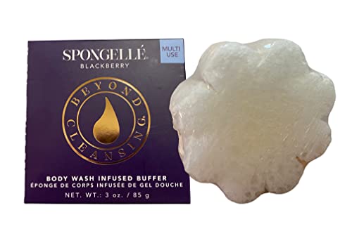 Spongelle Multi Use Boxed Flower Sponge 3oz (BlackBerry), White