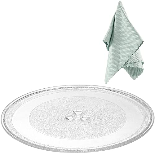 12' Microwave Glass Turntable Plate Replacement for Whirlpool Microwave Glass Plate - Replace Microwave Glass Tray # W11367904 W10337247 AP6892124