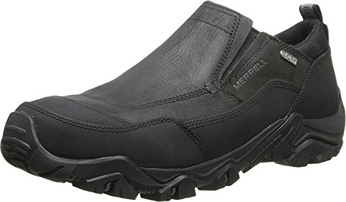 Merrell mens Polarand Rove Moc Waterproof Winter Slip-On Shoe Black 11 M US
