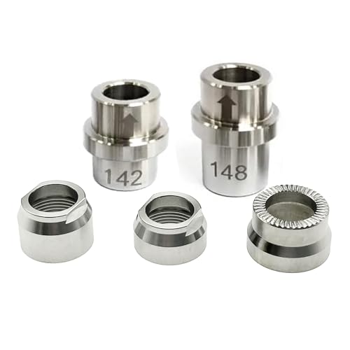 AGILLE KICKR Thru Axle Adapter Kit, Compatible with Wahoo KICKR CORE and KICKR V4 and Newer Models, 2024 Upgrade Stainless Steel Fit for WFKICKRTHRUAXLEKIT, More Durable and Rust Resistant