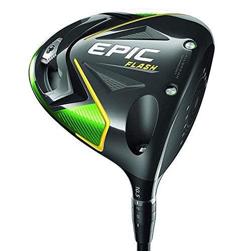 Callaway Golf 2019 Epic Flash Driver, Right Hand, Project X Even Flow Green, 50G, Regular Flex, 10.5 Degrees , Black