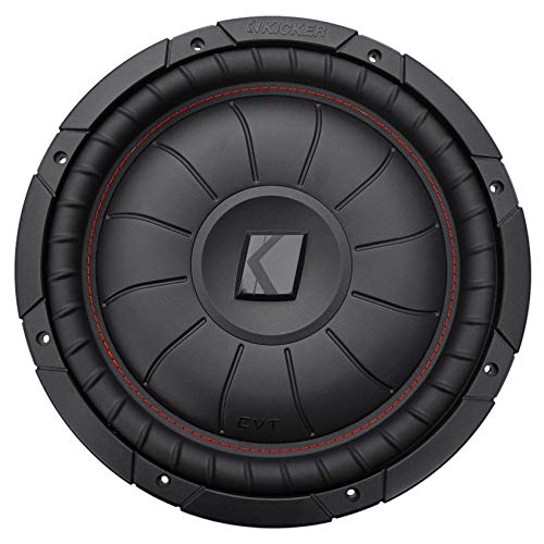KICKER 43CVT124 COMPVT 800w 12' 4-Ohm SVC Shallow Slim Car Subwoofer Sub CVT12-4