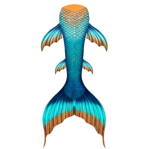 FOLOEO Mermaid Tails for Swimming, Mermaid Swimsuit Costume Set Bathing Suits for Adult & Teen（No Monofin & Support Plate