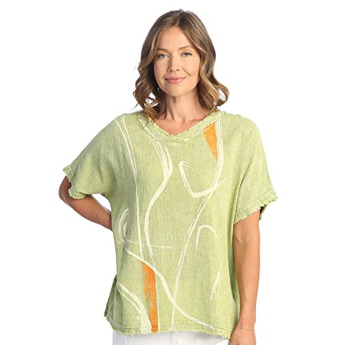 Jess & Jane Mineral Washed Gauze Top - M92