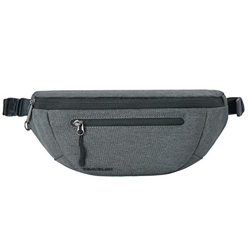 Travelon Anti Theft Urban Waistpack, Slate, One Size