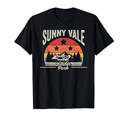 Vintage Retro Sunnyvale Trailer Park T-Shirt