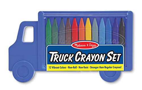 Melissa & Doug Truck Crayon Set - 12 Colors