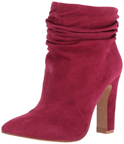 Chinese Laundry Kristin Cavallari Women's Kane Ankle Bootie, red Suede, 8.5 M US