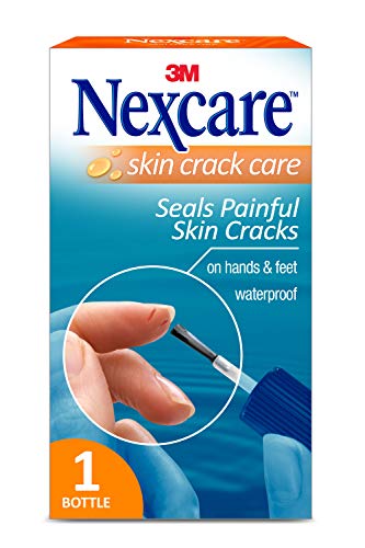 Nexcare Skin Crack Care, Skincare Solution for Cracked Skin, Keep in First Aid Kit - 0.24 fl oz Bottle