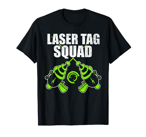 Laser Tag Squad Indoor Lasertag Team Laser Tag Player T-Shirt