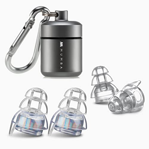 High Fidelity Concert Earplugs, Reusable Musicians Ear Plugs, 24dB Advanced Filter Technology Ear Protection for Music Festivals, DJs, Musicians