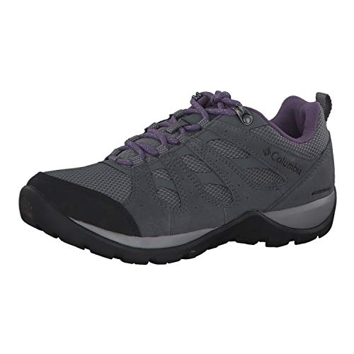 Columbia Women's Redmond V2 Waterproof, Ti Grey Steel/Plum Purple, 9