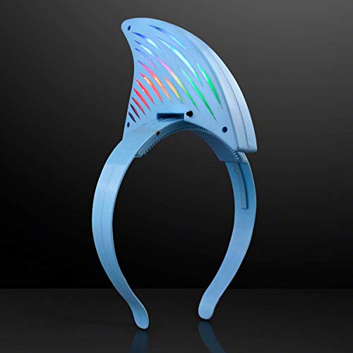 FlashingBlinkyLights Light Up LED Shark Fin Headband