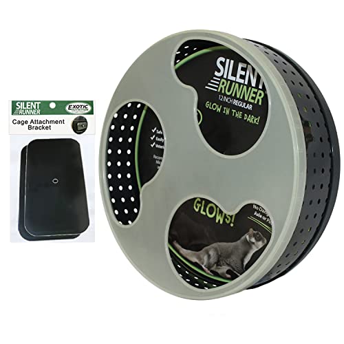 Silent Runner Glow Wheel - 12' Regular - Exercise Wheel (Wheel No Stand + AutoClean Track)