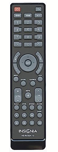 Insignia NS-RC03A-13 TV Remote Control - OEM - (NSRC03A13 118020397 601120020A 158141 601120020B 49.31S39.003 398GRABDANEBYJ 398GRABDANEBYH)