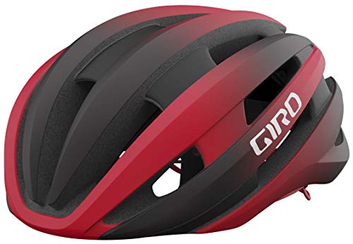 Giro Synthe MIPS II Cycling Helmet - Matte Black/Bright Red Large
