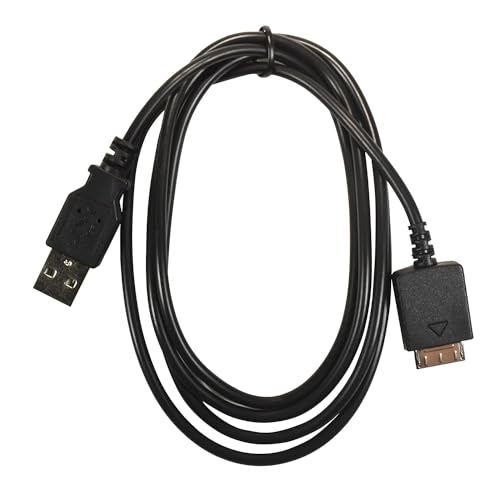 HQRP USB Cable/Cord Compatible with Sony NWZ-S615 NWZ-S616F NWZ-S618F NWZ-S636F NWZ-S638F NWZ-S639F Walkman MP3 / MP4