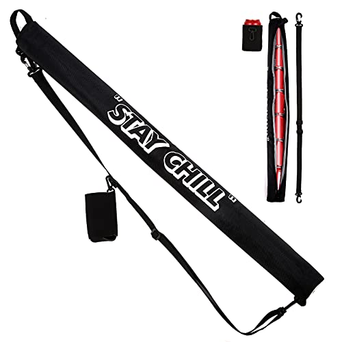 Stay Chill Golf Beer Sleeve, 7 Can Insulated Golf Bag Cooler Sleeve Fits in Most Golf Bags Styles & Types, Beer Cooler for Golf Bag Keeps Beverages Cold on Golf Course,Fathers Gifts for Men