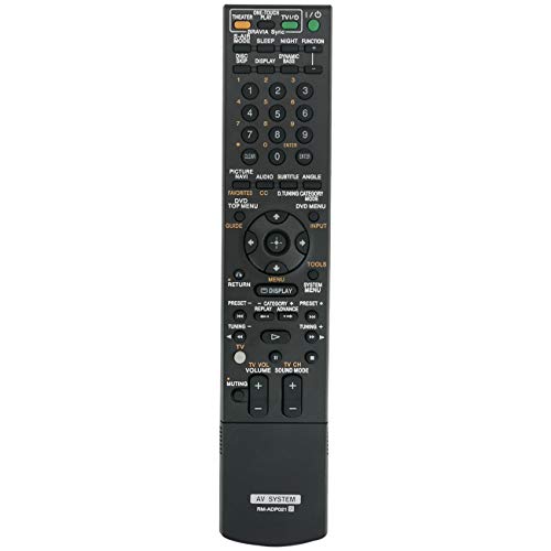 RM-ADP021 RMADP021 148057311 Replace Remote Control Work with Sony Audio Video Receiver DAVHDX575WC DAVHDX578W DAVHDX675 DAVHDX678WF DAVHDX975WF HCDHDX678WF