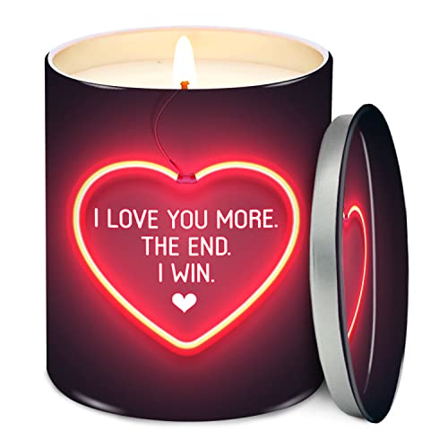 Anniversary Wedding Gifts, Couple Gifts for Him, Her, Candles Gifts for Men, Women, Husband, Wife, Boyfriend and Girlfriend Valentine, Christmas, Birthday Gifts, Vanilla Lavender Scented Candles 10oz