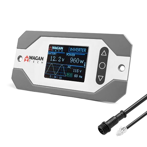 Wagan EL5605 Digital Remote Interface Monitor Panel for DC to DC Battery Charger and Power Inverters