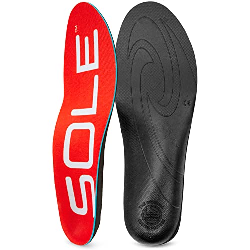 SOLE Active Medium - Plantar Fasciitis Relief Arch Support Insoles - Orthotic Shoe Inserts - Men's Size 9/Women's Size 11